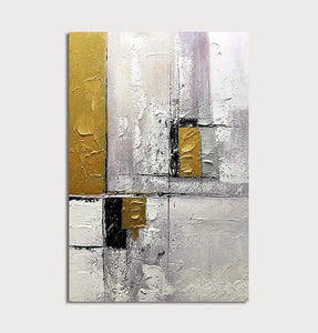 Simple Abstract Art, Wall Art Paintings, Simple Modern Art, Large Paintings for Living Room, Hand Painted Canvas Art-ArtWorkCrafts.com