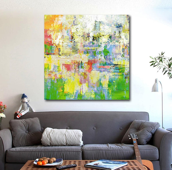 Simple Modern Art, Abstract Paintings for Living Room, Simple Abstract Art, Hand Painted Canvas Painting, Bedroom Wall Art Ideas, Large Acrylic Paintings-ArtWorkCrafts.com