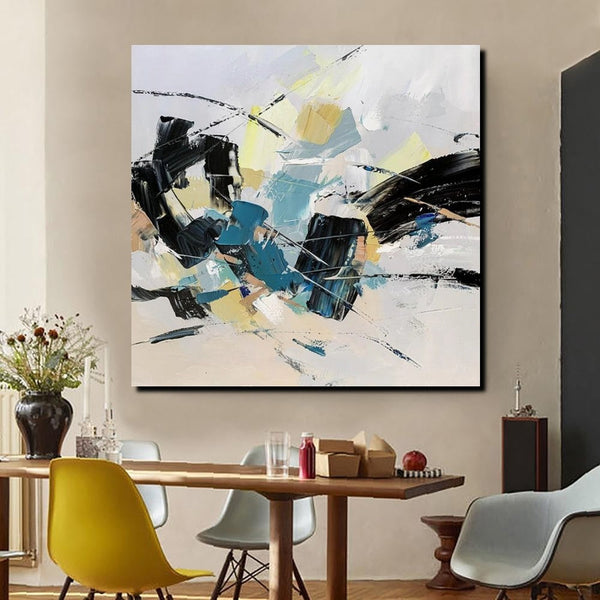 Bedroom Abstract Paintings, Simple Modern Paintings, Abstract Contemporary Art, Large Painting for Sale, Hand Painted Canvas Art-ArtWorkCrafts.com