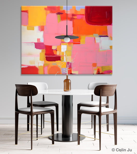 Original Acrylic Wall Art, Oversized Contemporary Acrylic Paintings, Abstract Canvas Paintings, Extra Large Canvas Painting for Living Room-ArtWorkCrafts.com