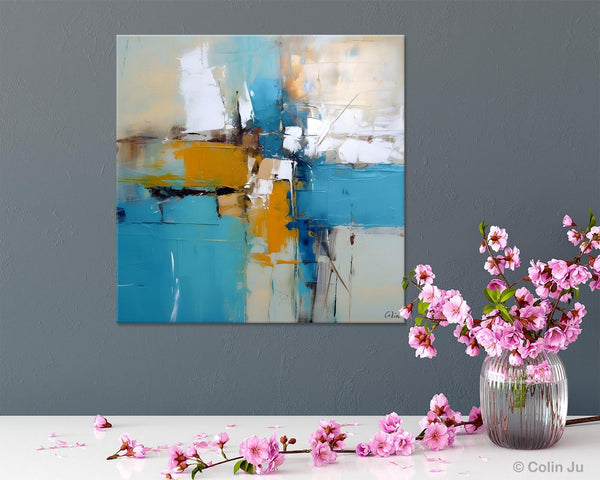 Large Abstract Painting for Bedroom, Original Modern Wall Art Paintings, Oversized Contemporary Canvas Paintings, Modern Acrylic Artwork-ArtWorkCrafts.com