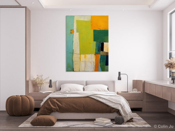 Simple Modern Wall Art, Oversized Contemporary Acrylic Paintings, Extra Large Canvas Painting for Living Room, Original Abstract Paintings-ArtWorkCrafts.com