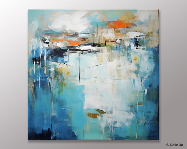 Large Abstract Painting for Bedroom, Original Modern Wall Art Paintings, Contemporary Canvas Art, Modern Acrylic Artwork, Buy Art Online-ArtWorkCrafts.com