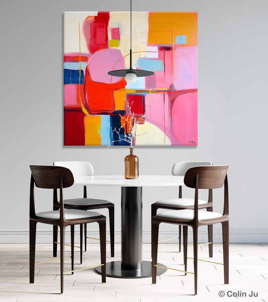 Ultra Modern Acrylic Paintings, Abstract Painting for Bedroom, Original Modern Wall Art Paintings, Oversized Contemporary Canvas Paintings-ArtWorkCrafts.com