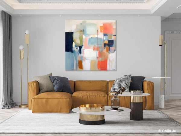 Large Abstract Painting for Bedroom, Original Modern Paintings, Contemporary Canvas Art, Modern Acrylic Artwork, Buy Art Paintings Online-ArtWorkCrafts.com