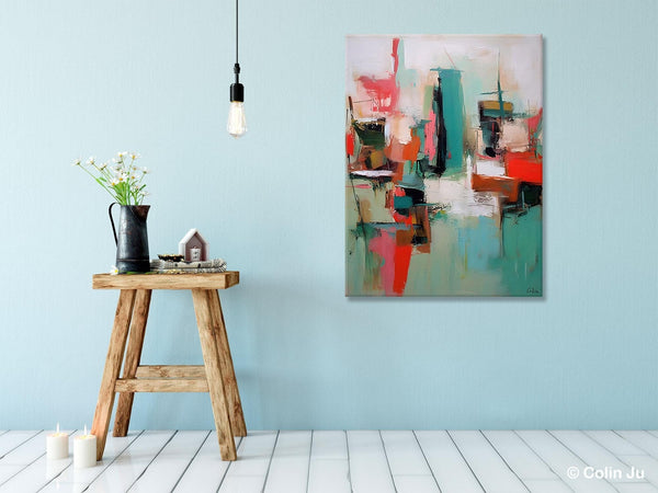 Extra Large Painting for Sale, Huge Contemporary Acrylic Paintings, Extra Large Canvas Paintings, Original Abstract Painting, Impasto Art-ArtWorkCrafts.com
