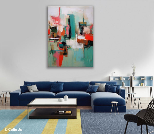 Extra Large Painting for Sale, Huge Contemporary Acrylic Paintings, Extra Large Canvas Paintings, Original Abstract Painting, Impasto Art-ArtWorkCrafts.com