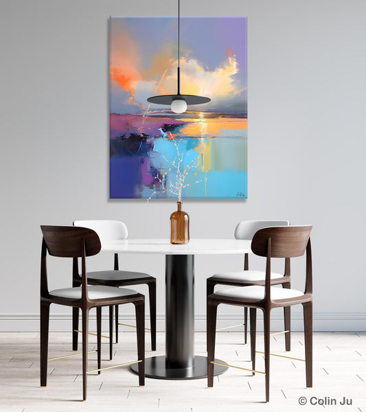 Original Landscape Paintings, Modern Paintings, Large Contemporary Wall Art, Acrylic Painting on Canvas, Extra Large Paintings for Bedroom-ArtWorkCrafts.com