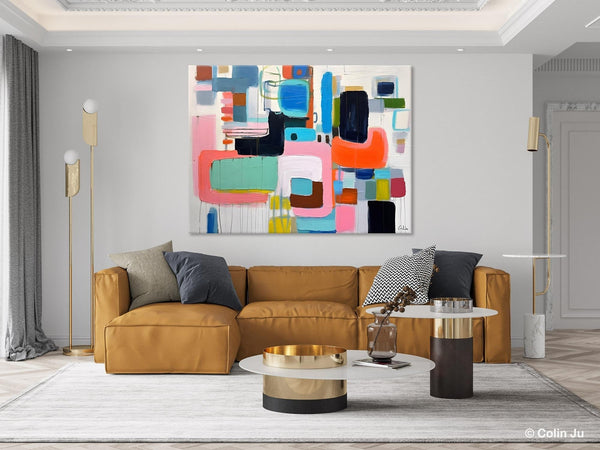 Contemporary Acrylic Paintings, Modern Wall Art Ideas for Living Room, Extra Large Canvas Paintings, Original Abstract Painting, Impasto Art-ArtWorkCrafts.com