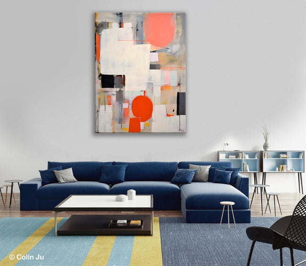 Acrylic Painting on Canvas, Contemporary Wall Art Paintings, Canvas Paintings for Bedroom, Extra Large Original Art, Buy Paintings Online-ArtWorkCrafts.com