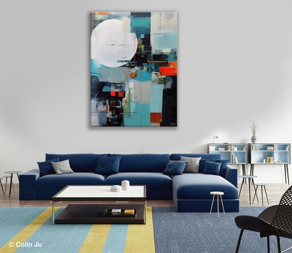 Large Contemporary Wall Art, Hand Painted Canvas Art, Modern Paintings, Extra Large Paintings for Living Room, Original Abstract Painting-ArtWorkCrafts.com