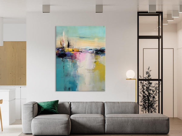 Heavy Texture Canvas Art, Abstract Paintings, Large Contemporary Wall Art, Extra Large Paintings for Living Room, Original Modern Painting-ArtWorkCrafts.com
