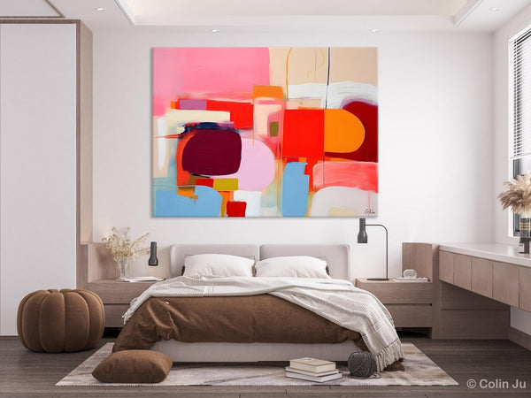 Extra Large Canvas Paintings, Original Abstract Art, Modern Wall Art Ideas for Dining Room, Impasto Painting, Contemporary Acrylic Paintings-ArtWorkCrafts.com