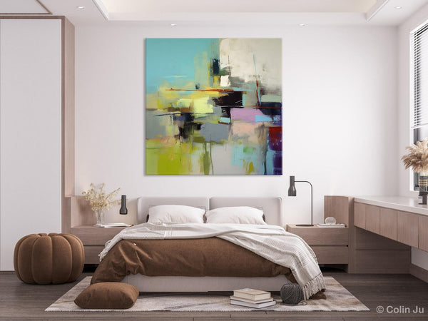 Original Modern Wall Art, Modern Canvas Paintings, Contemporary Canvas Art, Modern Acrylic Artwork, Large Abstract Painting for Bedroom-ArtWorkCrafts.com