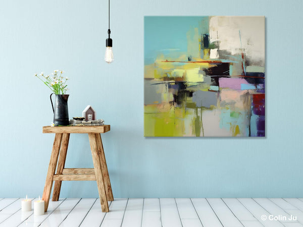 Original Modern Wall Art, Modern Canvas Paintings, Contemporary Canvas Art, Modern Acrylic Artwork, Large Abstract Painting for Bedroom-ArtWorkCrafts.com