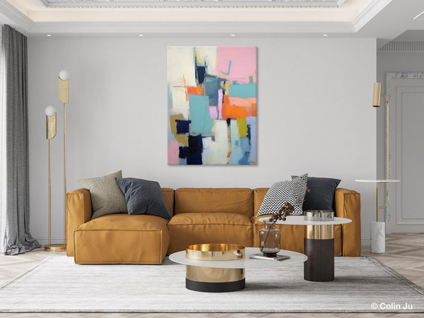 Contemporary Wall Art Paintings, Acrylic Painting on Canvas, Abstract Paintings for Bedroom, Extra Large Original Art, Buy Wall Art Online-ArtWorkCrafts.com
