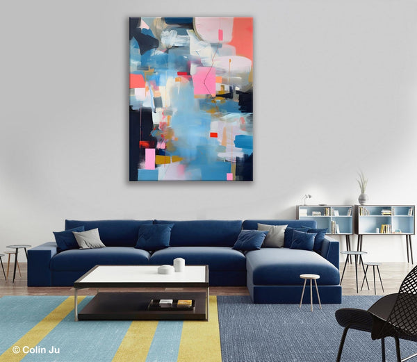 Modern Wall Paintings, Contemporary Painting on Canvas, Abstract Painting for Bedroom, Extra Large Original Acrylic Art, Buy Wall Art Online-ArtWorkCrafts.com