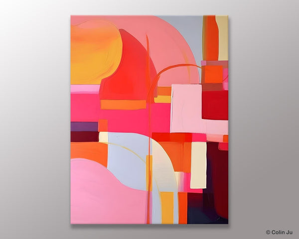 Contemporary Acrylic Painting on Canvas, Modern Wall Art Paintings, Canvas Paintings for Bedroom, Large Original Art, Buy Wall Art Online-ArtWorkCrafts.com