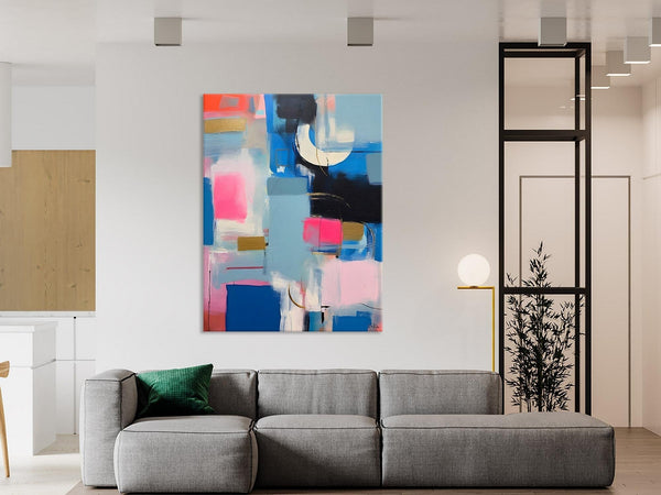 Large Painting Ideas for Living Room, Large Original Canvas Art, Contemporary Acrylic Painting on Canvas, Modern Abstract Wall Art Paintings-ArtWorkCrafts.com