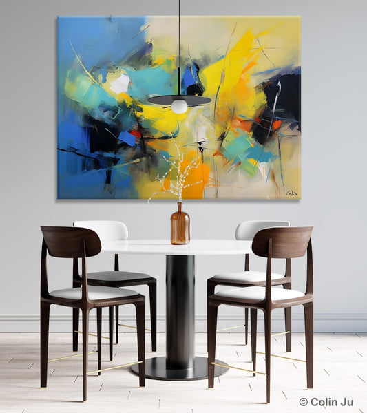 Hand Painted Canvas Art, Contemporary Acrylic Art, Oversized Canvas Paintings, Original Abstract Art, Huge Wall Art Ideas for Living Room-ArtWorkCrafts.com