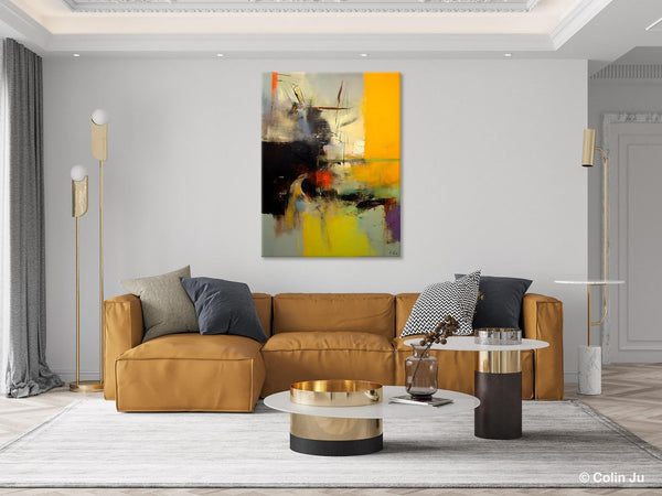 Large Wall Art Paintings for Living Room, Large Original Artwork, Contemporary Acrylic Painting on Canvas, Modern Canvas Art Paintings-ArtWorkCrafts.com