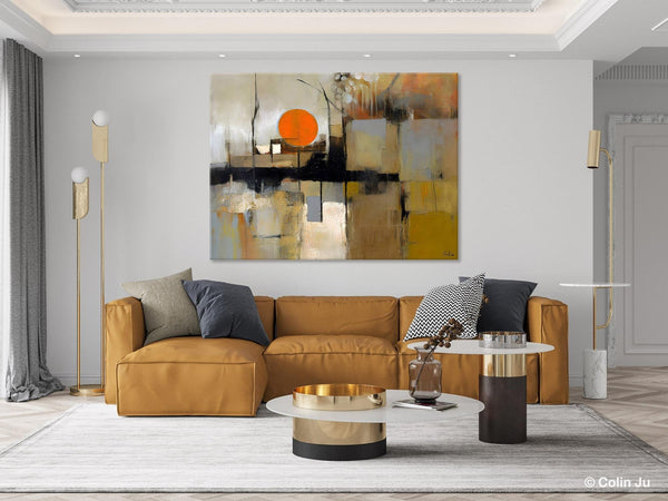 Large Wall Art Ideas for Living Room, Hand Painted Canvas Art, Oversized Canvas Paintings, Original Abstract Art, Contemporary Acrylic Art-ArtWorkCrafts.com