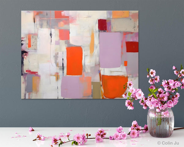 Large Wall Art Ideas for Bedroom, Hand Painted Canvas Art, Oversized Canvas Paintings, Original Abstract Art, Contemporary Acrylic Artwork-ArtWorkCrafts.com