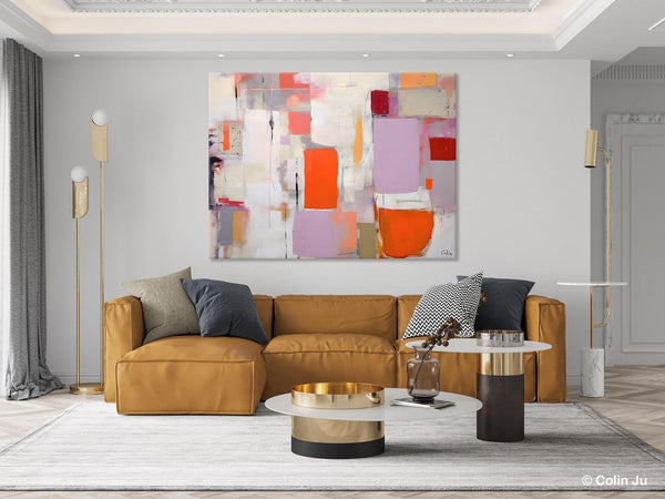 Large Wall Art Ideas for Bedroom, Hand Painted Canvas Art, Oversized Canvas Paintings, Original Abstract Art, Contemporary Acrylic Artwork-ArtWorkCrafts.com