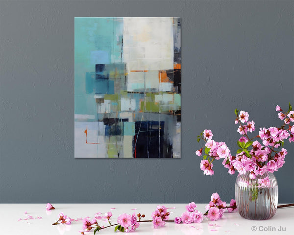Canvas Paintings for Dining Room, Extra Large Modern Wall Art, Acrylic Painting on Canvas, Contemporary Painting, Original Abstract Painting-ArtWorkCrafts.com