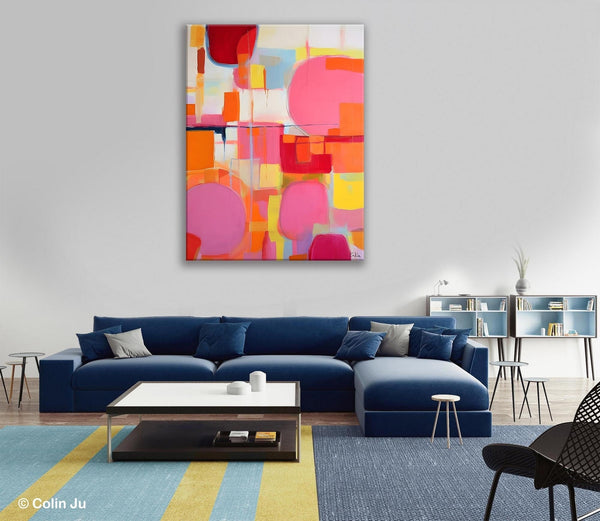 Large Contemporary Wall Art, Extra Large Paintings for Bedroom, Abstract Wall Paintings, Heavy Texture Canvas Art, Original Modern Painting-ArtWorkCrafts.com