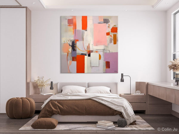 Original Abstract Wall Art, Modern Canvas Paintings, Large Abstract Painting for Bedroom, Modern Acrylic Artwork, Contemporary Canvas Art-ArtWorkCrafts.com