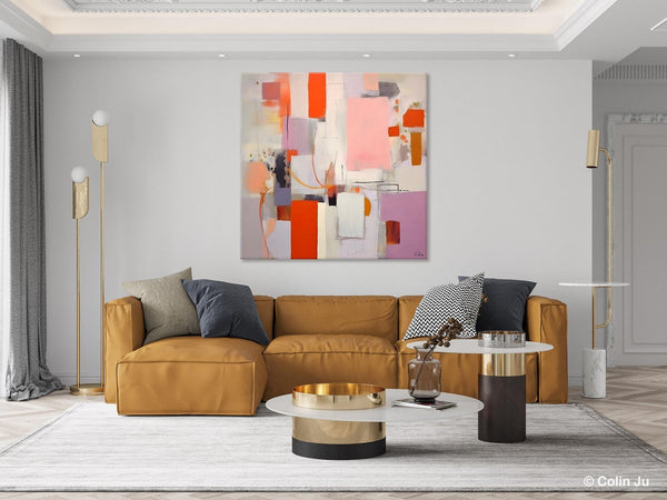 Original Abstract Wall Art, Modern Canvas Paintings, Large Abstract Painting for Bedroom, Modern Acrylic Artwork, Contemporary Canvas Art-ArtWorkCrafts.com
