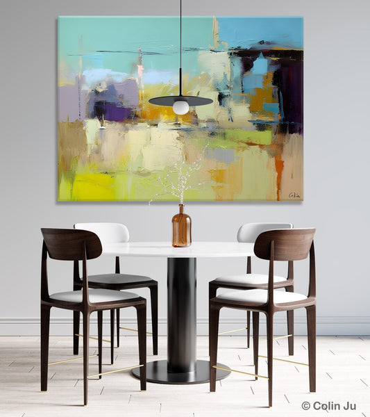 Large Acrylic Paintings on Canvas, Original Abstract Art, Contemporary Acrylic Painting on Canvas, Oversized Modern Abstract Wall Paintings-ArtWorkCrafts.com