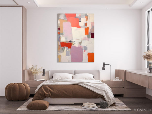 Contemporary Acrylic Painting on Canvas, Large Wall Art Painting for Bedroom, Original Canvas Art, Oversized Modern Abstract Wall Paintings-ArtWorkCrafts.com