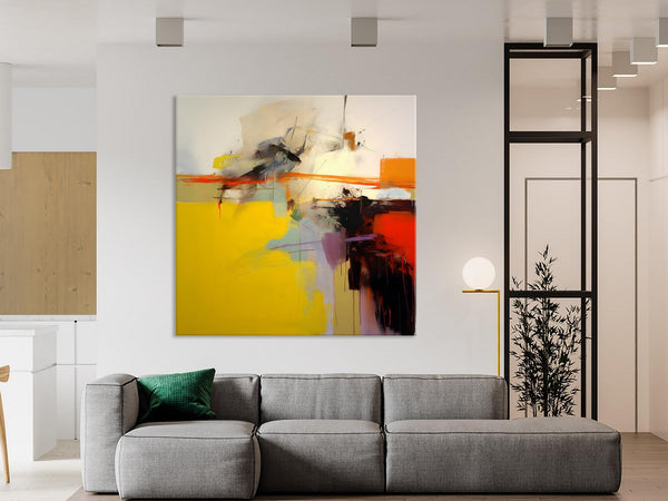 Modern Canvas Art Paintings, Contemporary Canvas Art, Original Modern Wall Art, Modern Acrylic Artwork, Large Abstract Paintings for Bedroom-ArtWorkCrafts.com