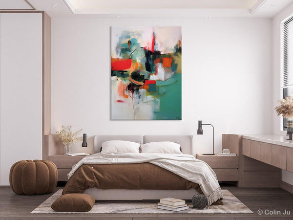 Abstract Wall Paintings, Extra Large Paintings for Dining Room, Hand Painted Canvas Art, Original Artowrk, Contemporary Wall Art Paintings-ArtWorkCrafts.com