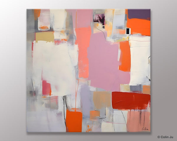 Modern Acrylic Paintings, Original Modern Paintings, Contemporary Canvas Art for Living Room, Extra Large Abstract Paintings on Canvas-ArtWorkCrafts.com