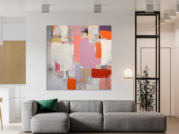 Modern Acrylic Paintings, Original Modern Paintings, Contemporary Canvas Art for Living Room, Extra Large Abstract Paintings on Canvas-ArtWorkCrafts.com