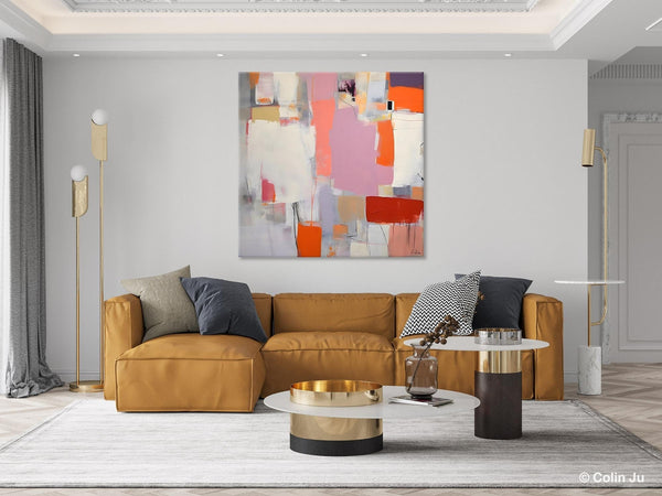 Modern Acrylic Paintings, Original Modern Paintings, Contemporary Canvas Art for Living Room, Extra Large Abstract Paintings on Canvas-ArtWorkCrafts.com