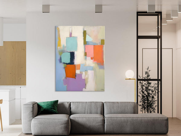 Contemporary Paintings on Canvas, Large Wall Art Painting for Dining Room, Original Abstract Wall Art Painting, Abstract Paintings on Canvas-ArtWorkCrafts.com