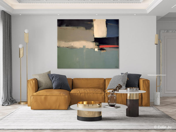 Contemporary Acrylic Paintings, Extra Large Abstract Painting for Living Room, Large Original Abstract Wall Art, Abstract Painting on Canvas-ArtWorkCrafts.com