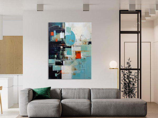 Contemporary Acrylic Painting on Canvas, Large Wall Art Painting for Bedroom, Original Canvas Art, Oversized Modern Abstract Wall Paintings-ArtWorkCrafts.com