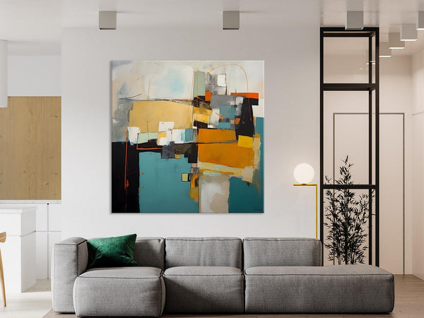 Contemporary Canvas Art for Living Room, Modern Acrylic Paintings, Original Modern Paintings, Extra Large Abstract Paintings on Canvas-ArtWorkCrafts.com