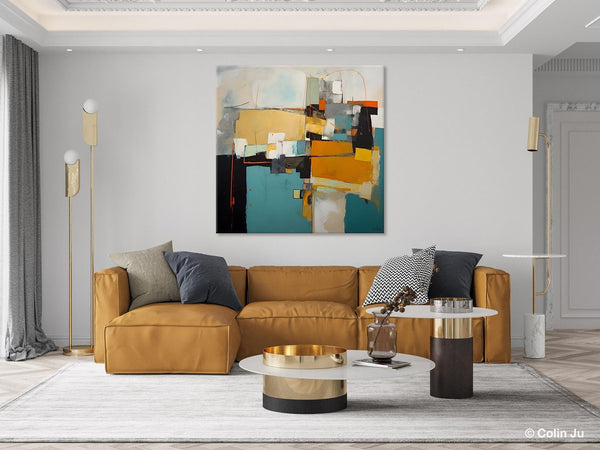 Contemporary Canvas Art for Living Room, Modern Acrylic Paintings, Original Modern Paintings, Extra Large Abstract Paintings on Canvas-ArtWorkCrafts.com