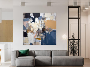 Extra Large Canvas Paintings for Living Room, Original Modern Abstract Artwork, Modern Canvas Art Paintings, Abstract Wall Art for Sale-ArtWorkCrafts.com