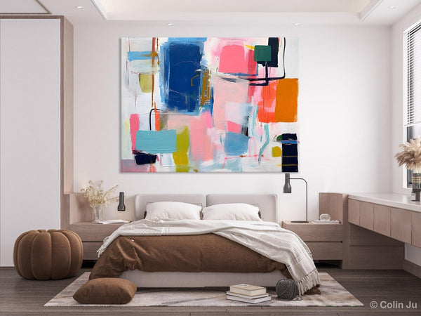 Large Wall Art Painting for Bedroom, Original Canvas Art, Oversized Modern Abstract Wall Paintings, Contemporary Acrylic Painting on Canvas-ArtWorkCrafts.com