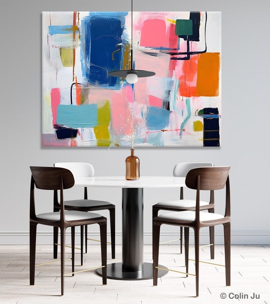 Large Wall Art Painting for Bedroom, Original Canvas Art, Oversized Modern Abstract Wall Paintings, Contemporary Acrylic Painting on Canvas-ArtWorkCrafts.com