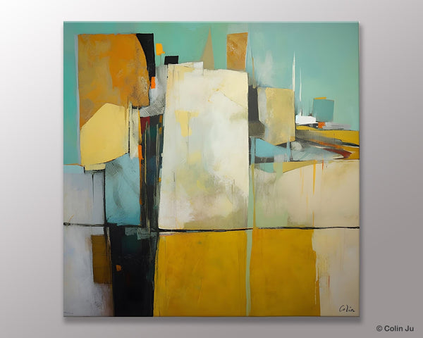 Modern Canvas Paintings, Contemporary Canvas Art, Original Modern Wall Art, Modern Acrylic Artwork, Large Abstract Painting for Bedroom-ArtWorkCrafts.com