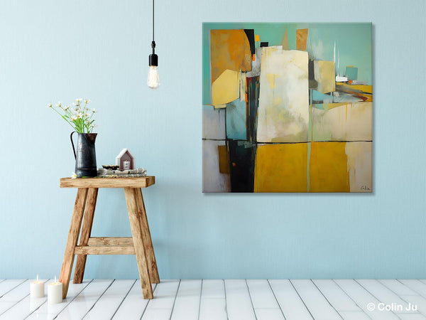 Modern Canvas Paintings, Contemporary Canvas Art, Original Modern Wall Art, Modern Acrylic Artwork, Large Abstract Painting for Bedroom-ArtWorkCrafts.com