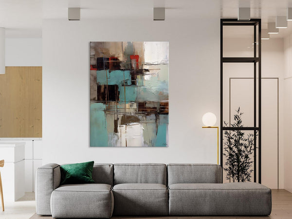 Original Canvas Art, Contemporary Acrylic Painting on Canvas, Large Wall Art Painting for Bedroom, Oversized Modern Abstract Wall Paintings-ArtWorkCrafts.com
